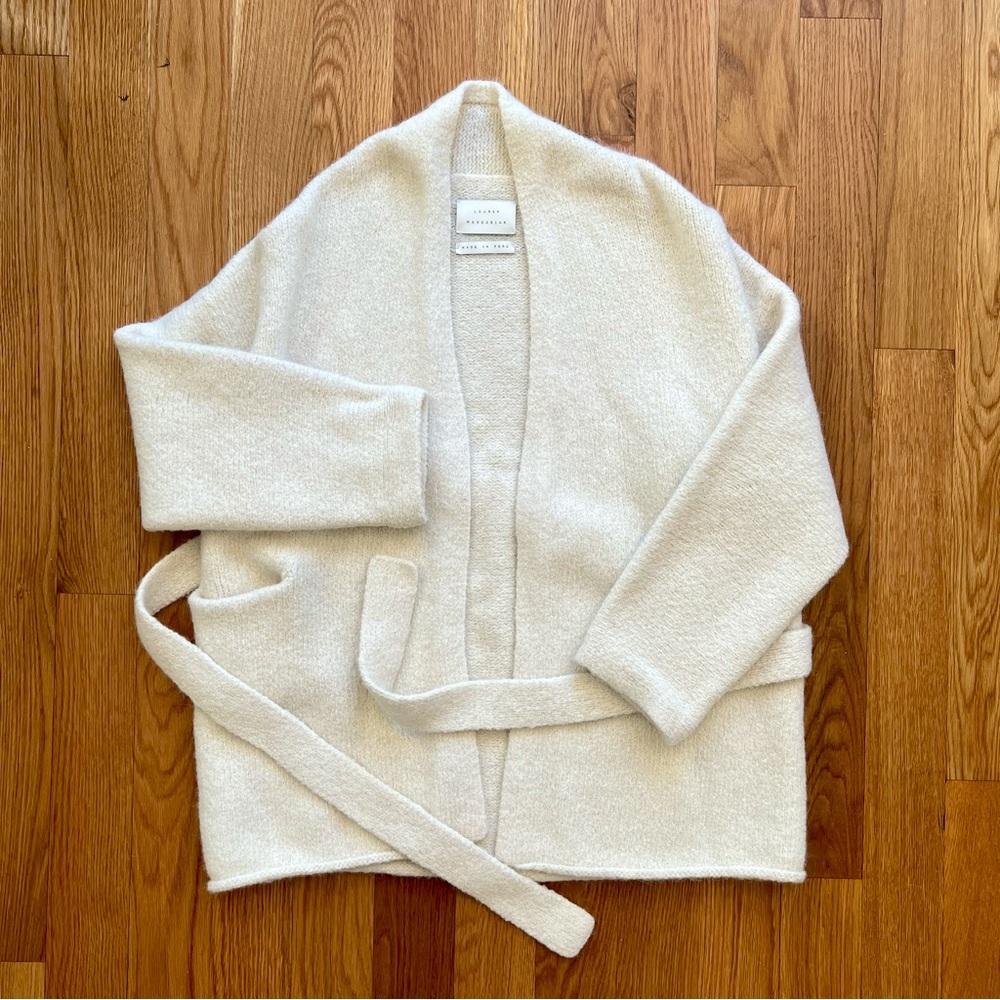 Lauren Manoogian Coto Cardigan in white